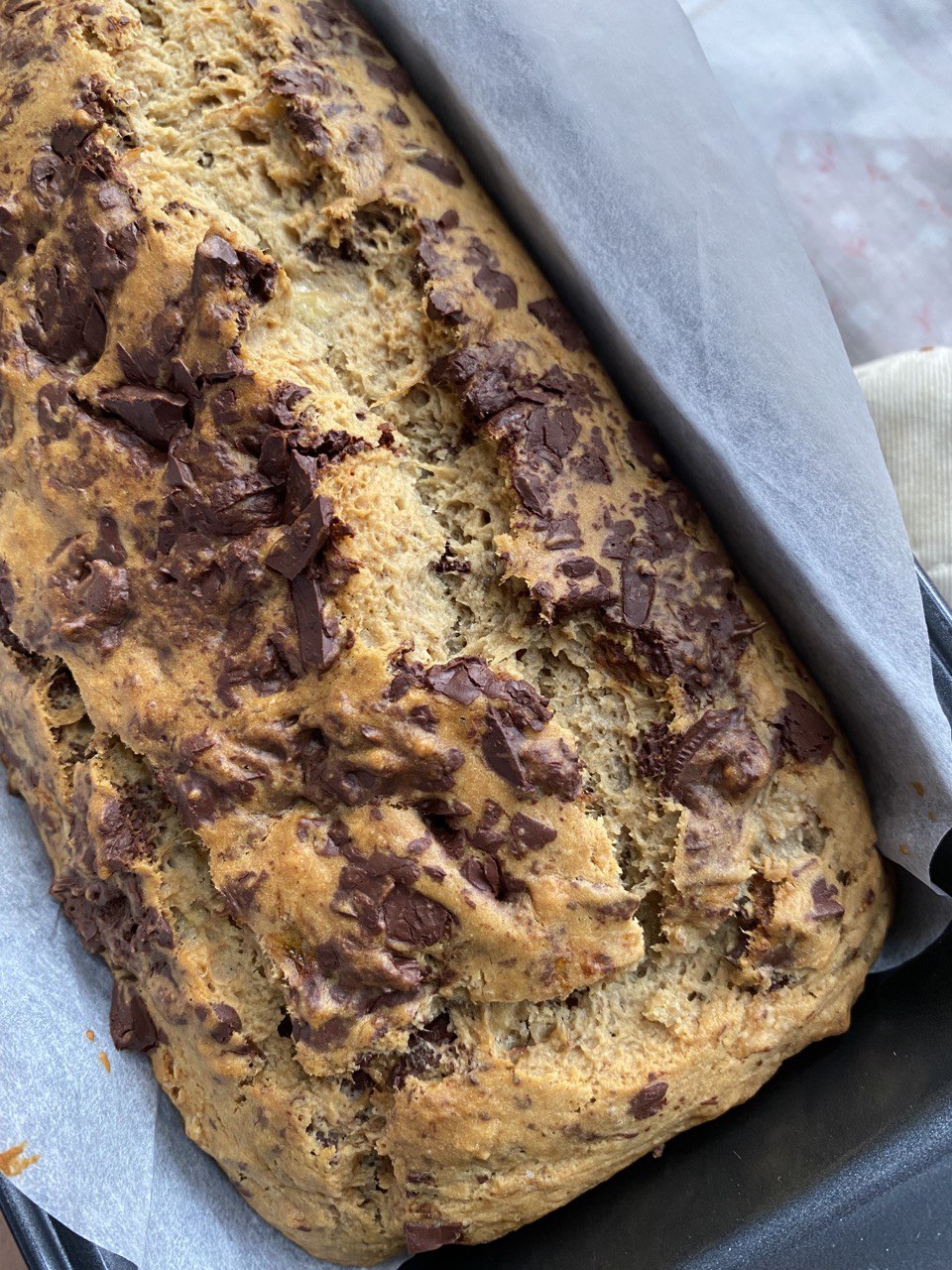 Vegan Chocolate Chip Banana Bread