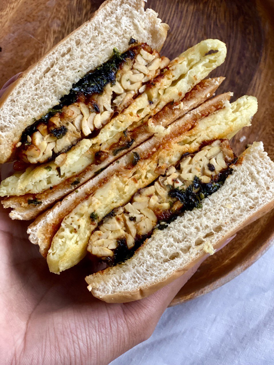 Vegan Gochujang Tempeh Sandwich