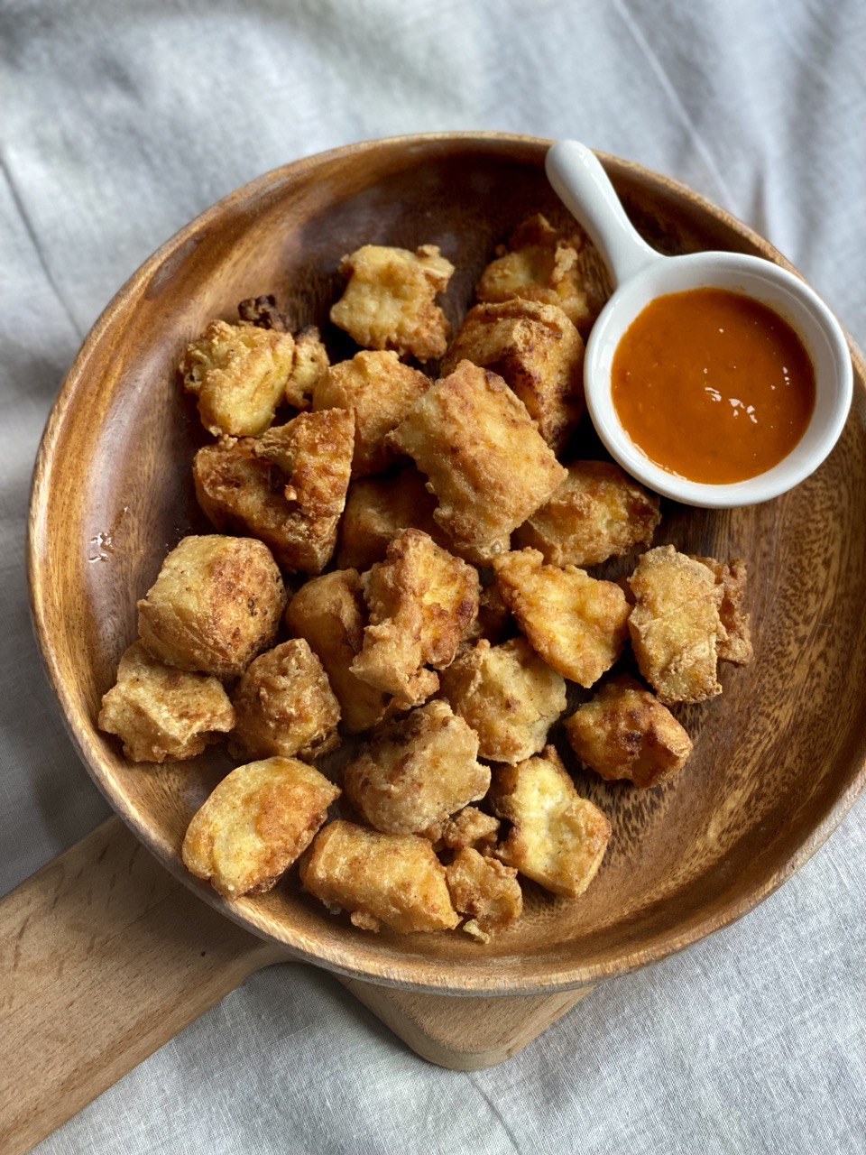 10-min Crispy Popcorn Tofu