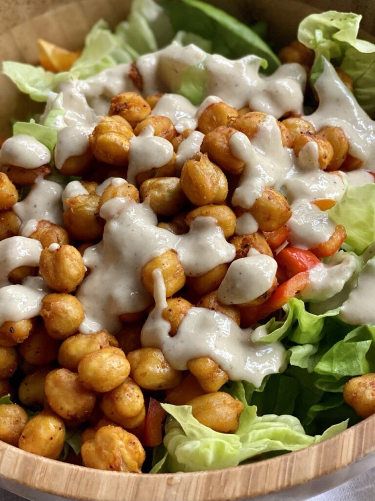 Roasted Spiced Chickpea Salad