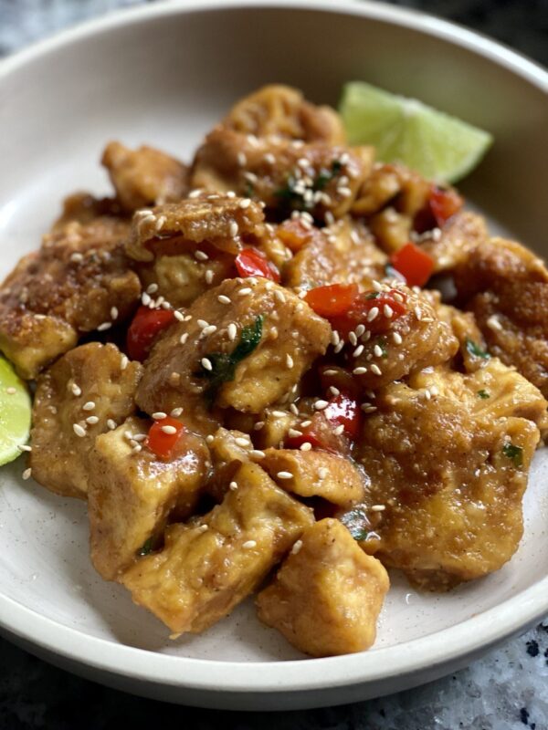 Vegan Miso Glazed Tofu
