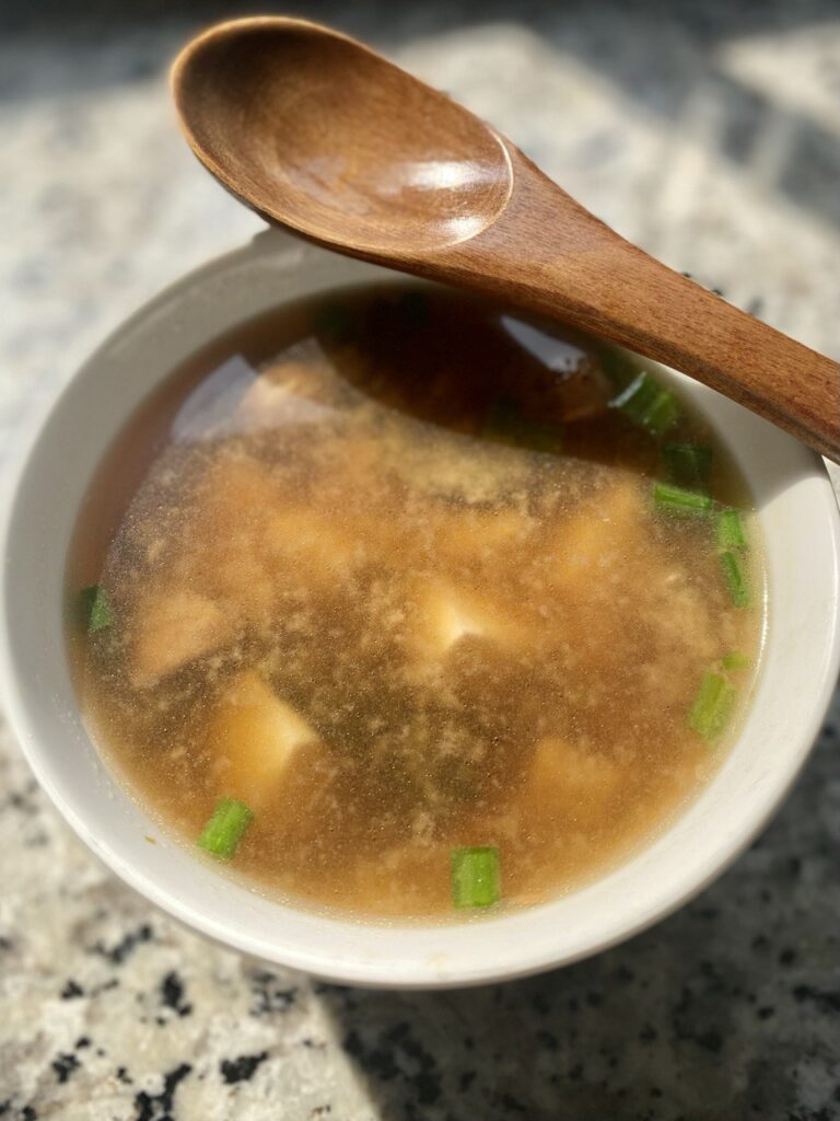 10-min Miso Soup with Tofu