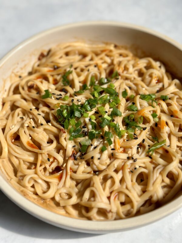10-min Spicy Sesame Noodles