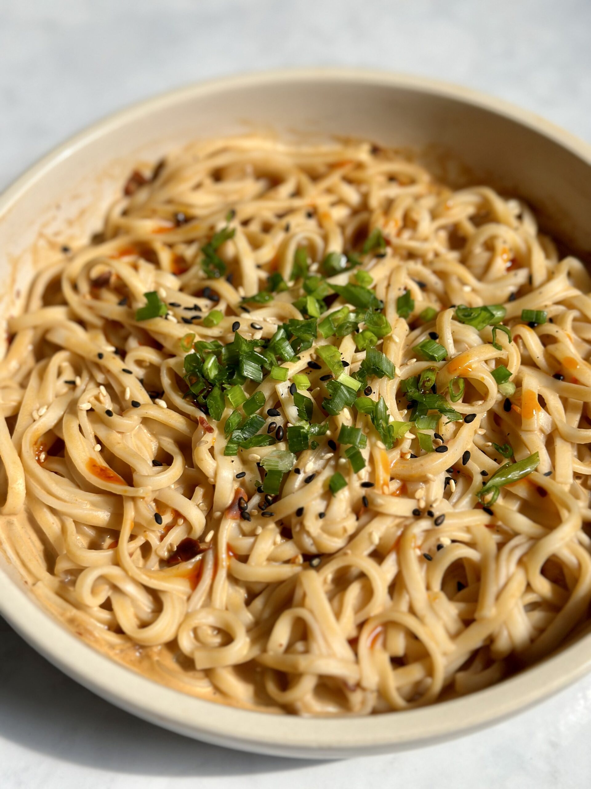 10-min Spicy Sesame Noodles