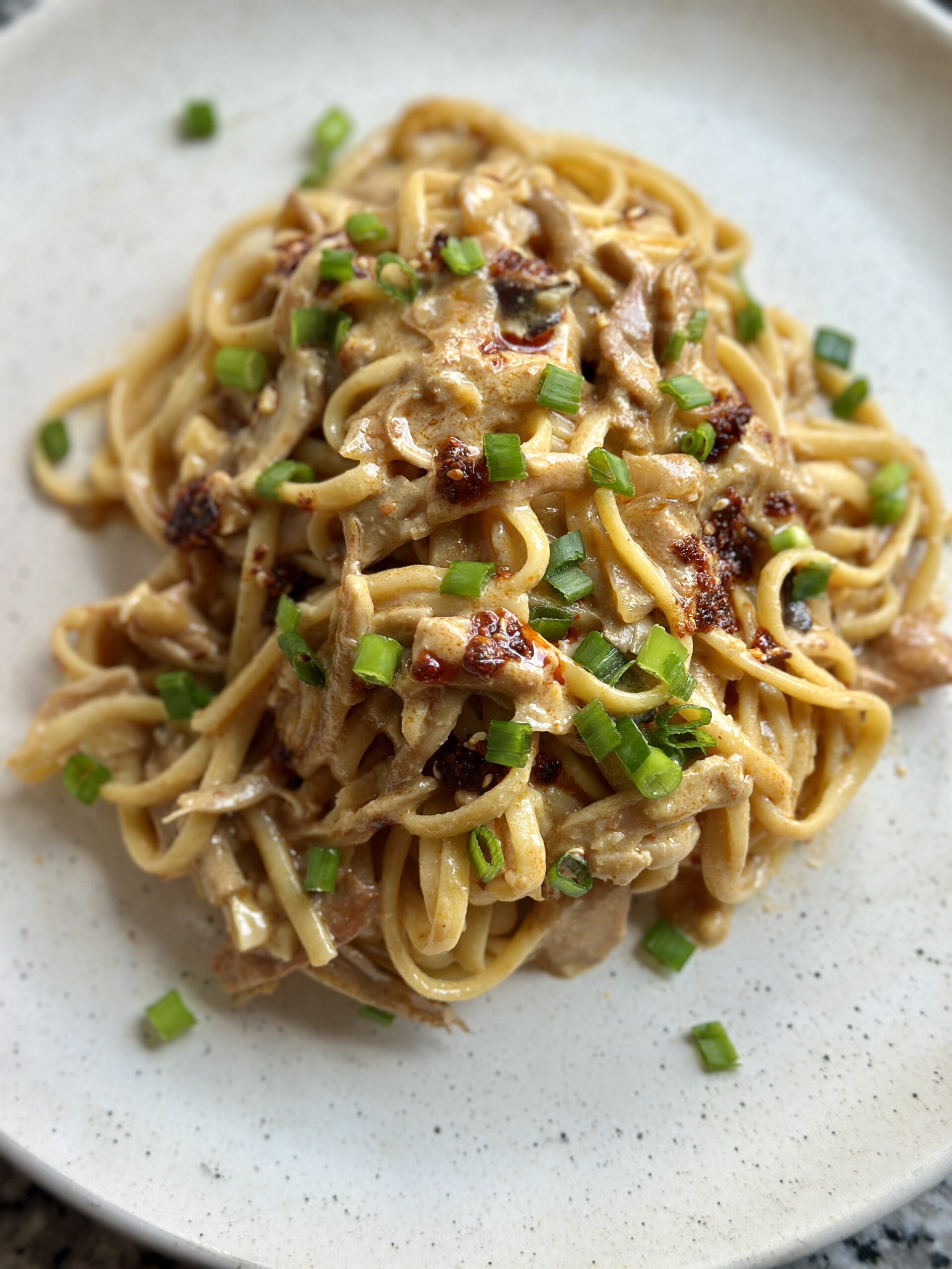 Vegan Creamy Miso Mushroom Pasta