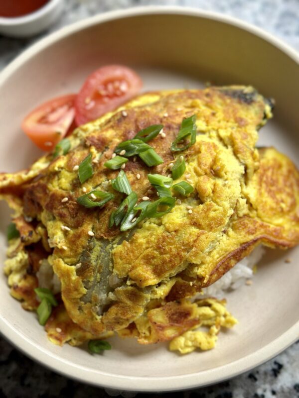 Vegan Filipino Eggplant Omelette