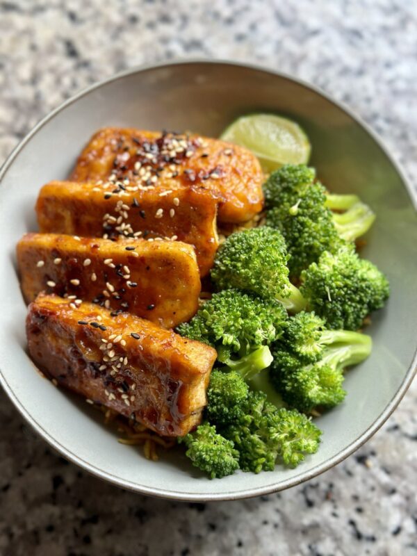 Vegan Chili Tofu Rice Bowl