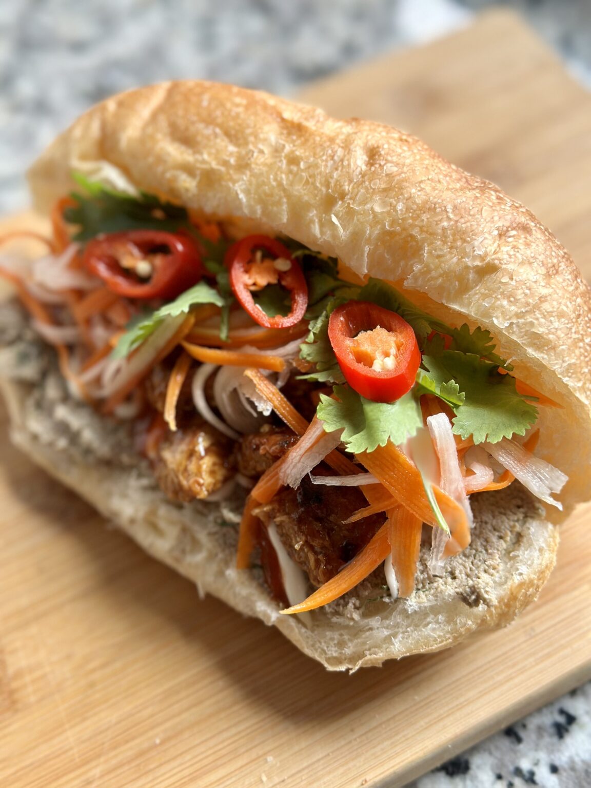 Best Vegan Banh Mi Sandwich - Brown Girl Vegan