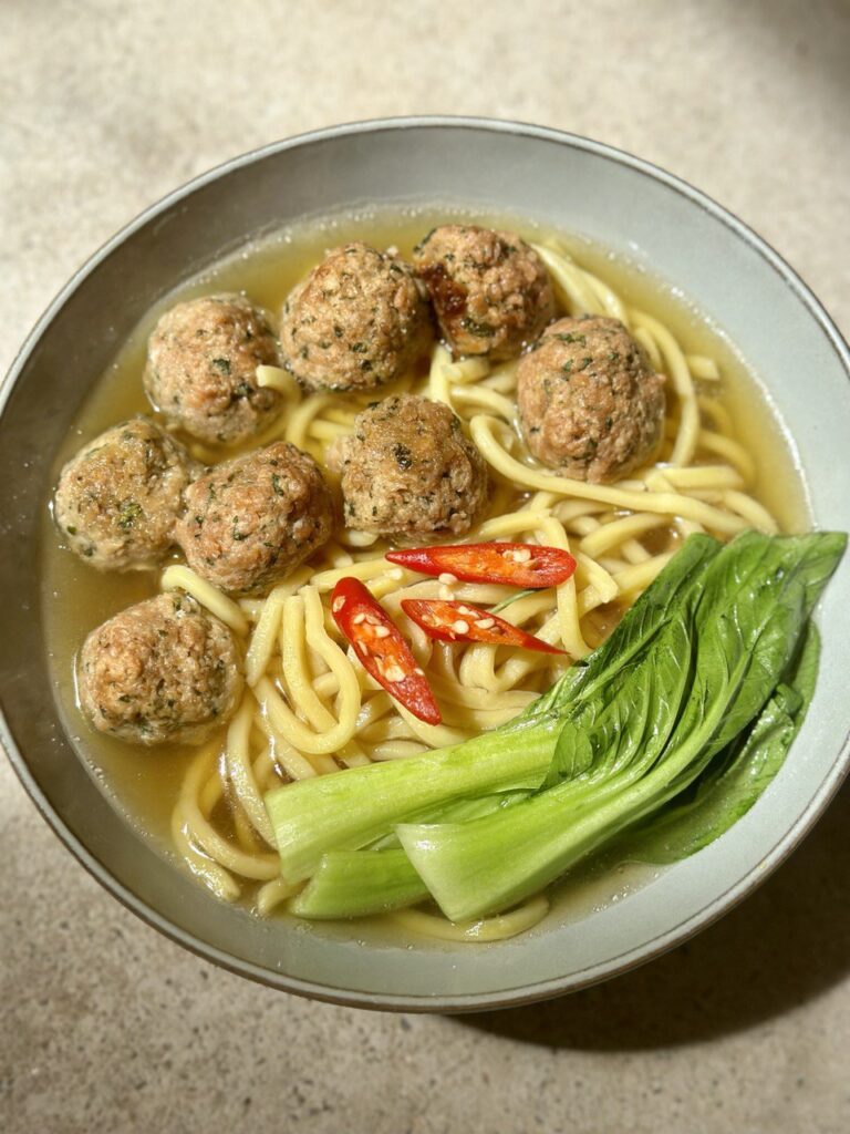 Mee Bakso (Indonesian Meatball & Noodle Soup)