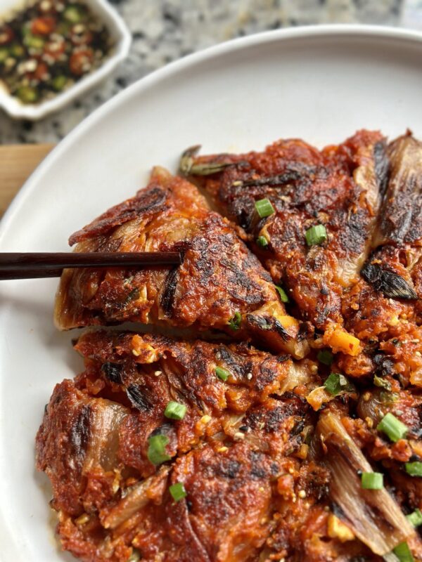 Kimchi Pancake (Kimchijeon)