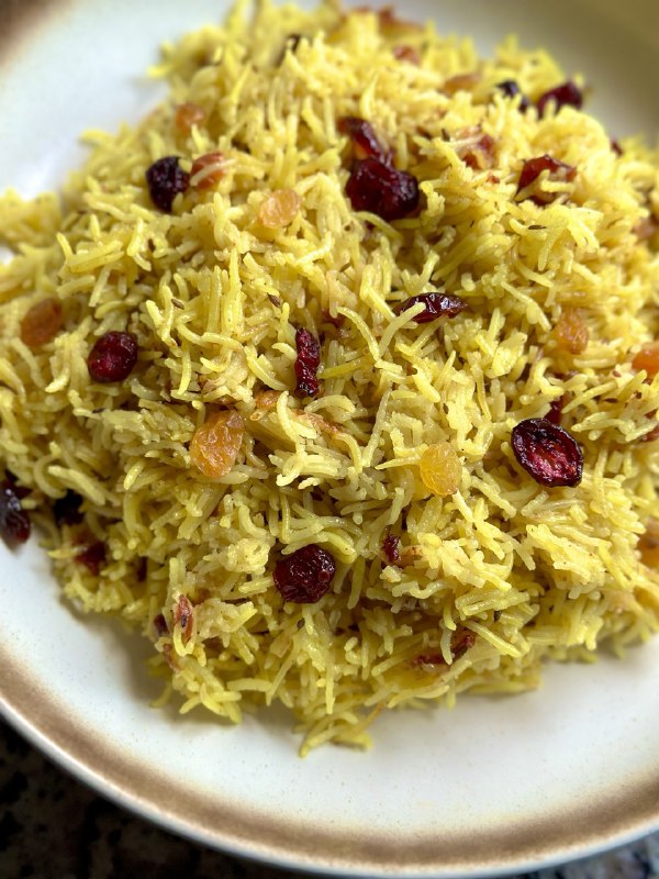 Cumin & Cranberry Pulao (Rice)