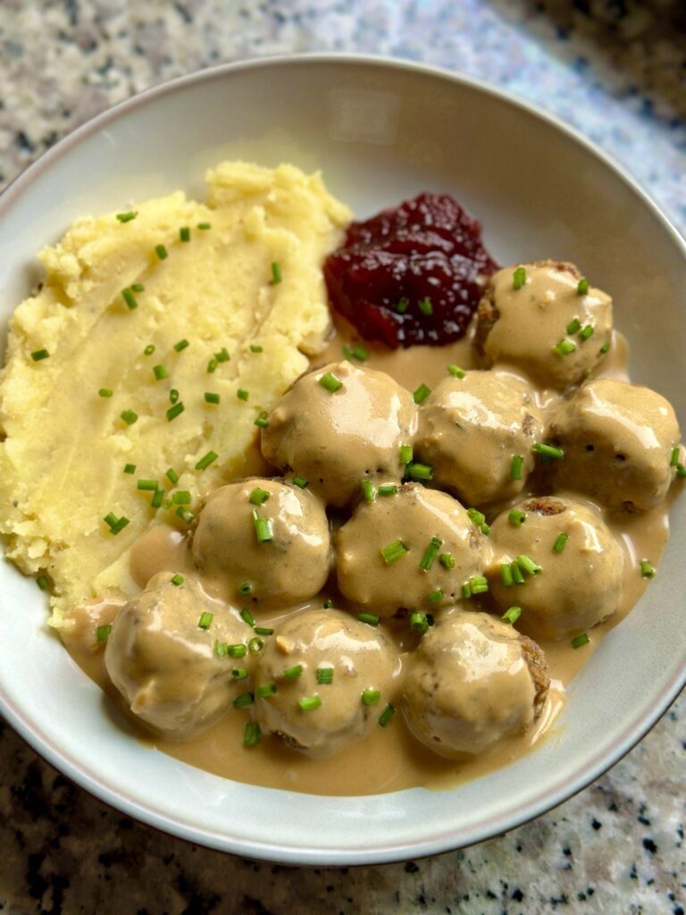 Vegan IKEA Swedish Meatballs