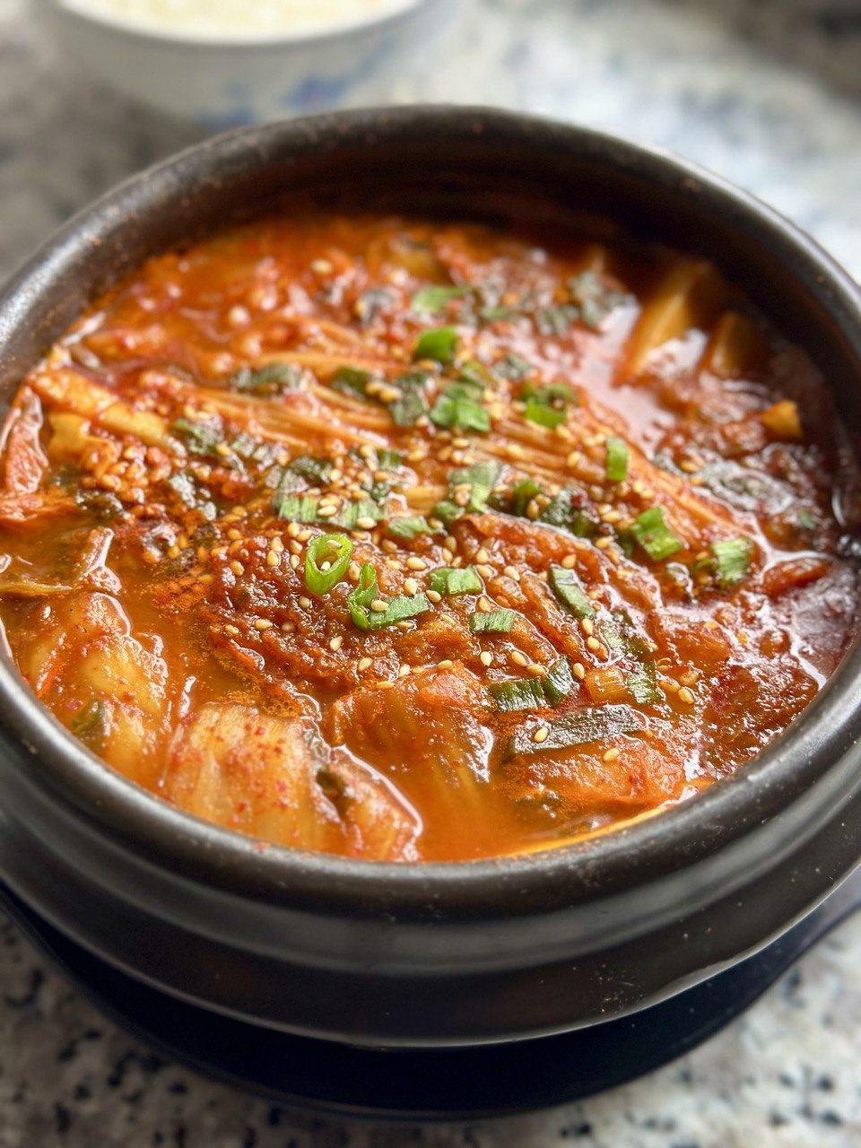 Vegan Sundubu Jjigae (Korean Soft Tofu Stew) - Brown Girl Vegan