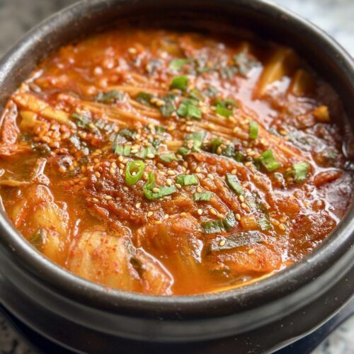 Vegan Sundubu Jjigae (Korean Soft Tofu Stew) - Brown Girl Vegan