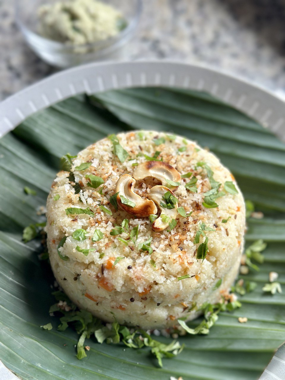 Spicy Toasted Coconut Upma