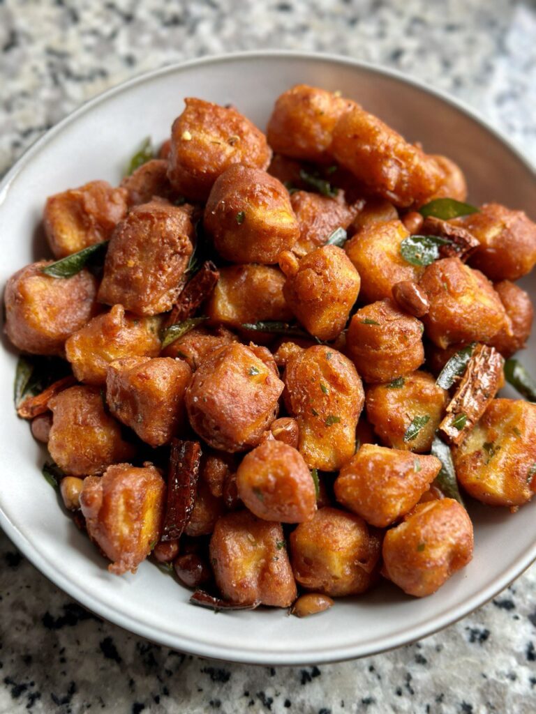 Spicy Popcorn Tofu