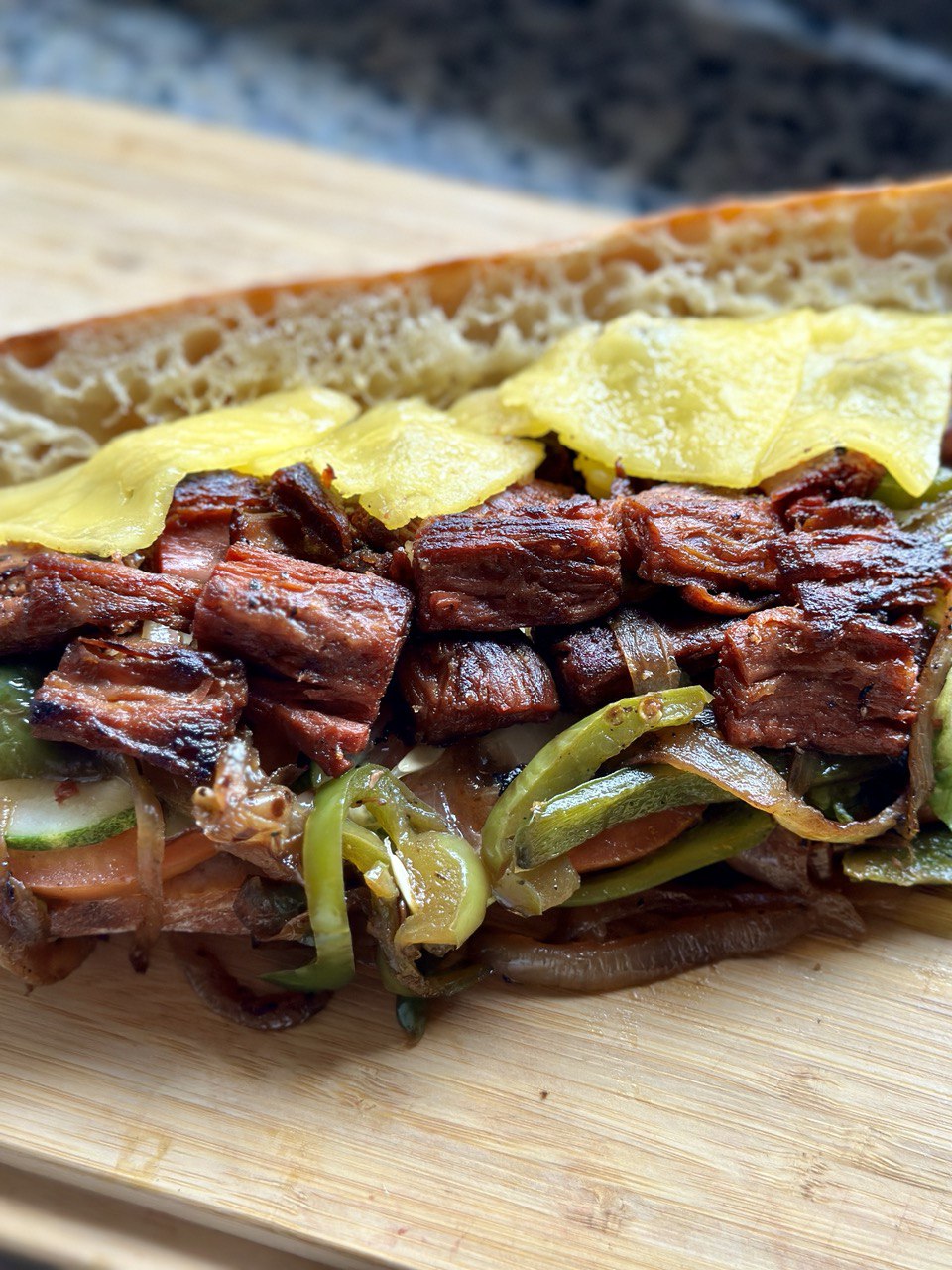 Vegan Subway Steak & Cheese Sub Copycat - Brown Girl Vegan