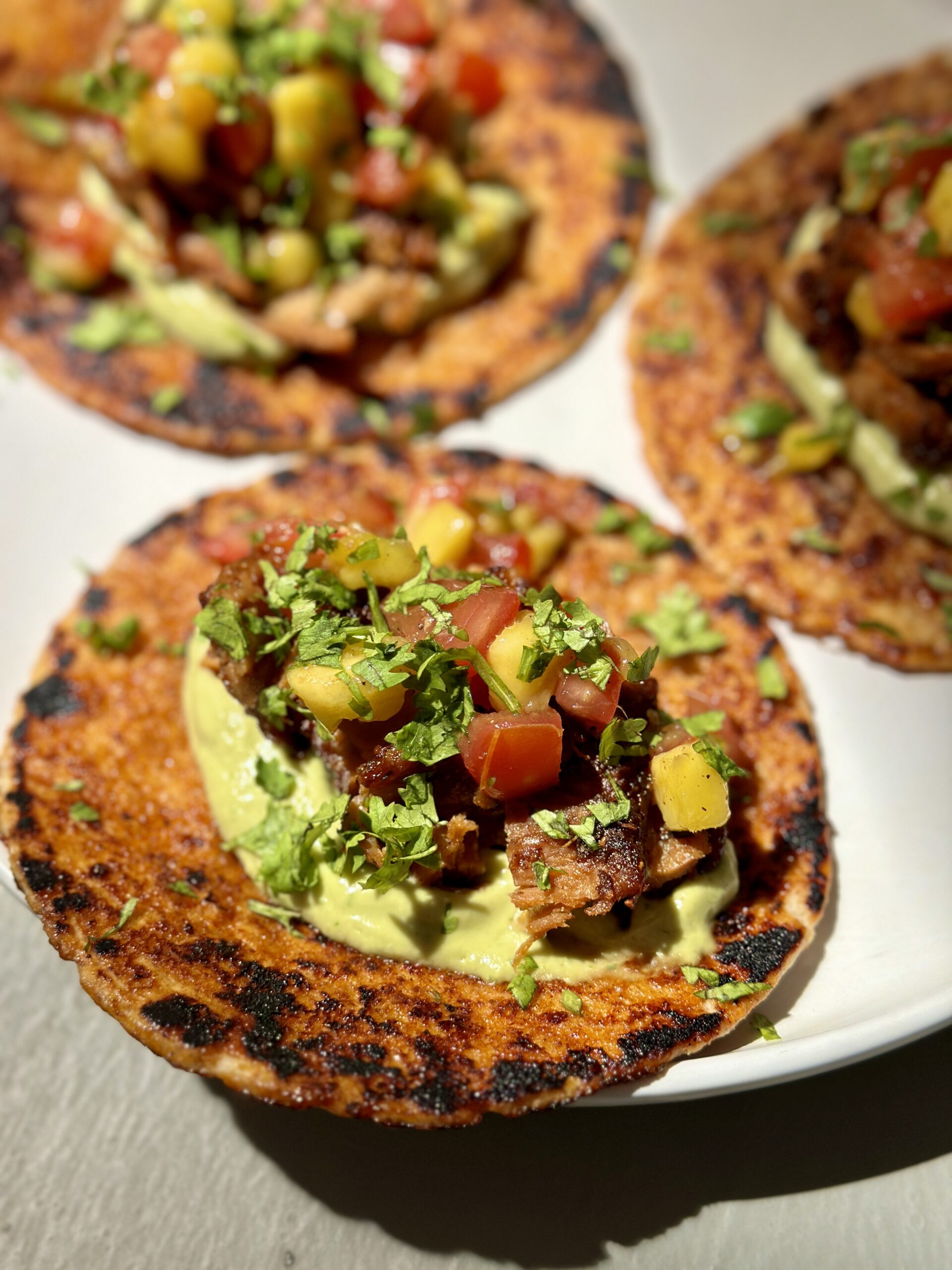 Jamaican Jerk Vegan Rib Tacos