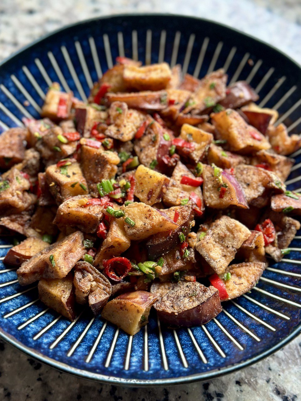 Salt and Pepper Eggplant