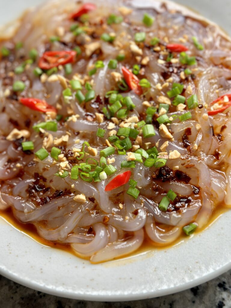 Liang Fen (Mung Bean Jelly Noodles)