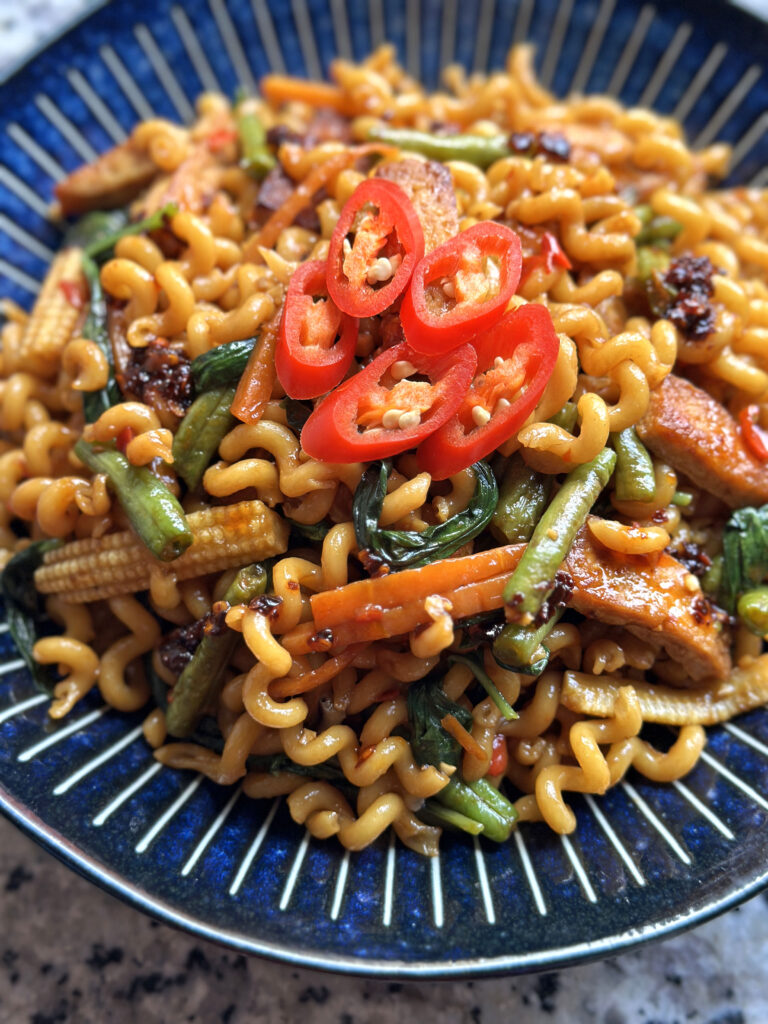 20-min Thai Basil Spaghetti