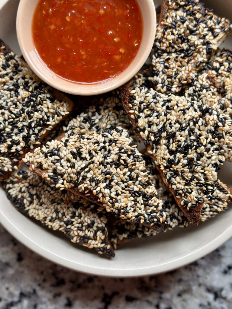 Crispy Vegan Shrimp Toast