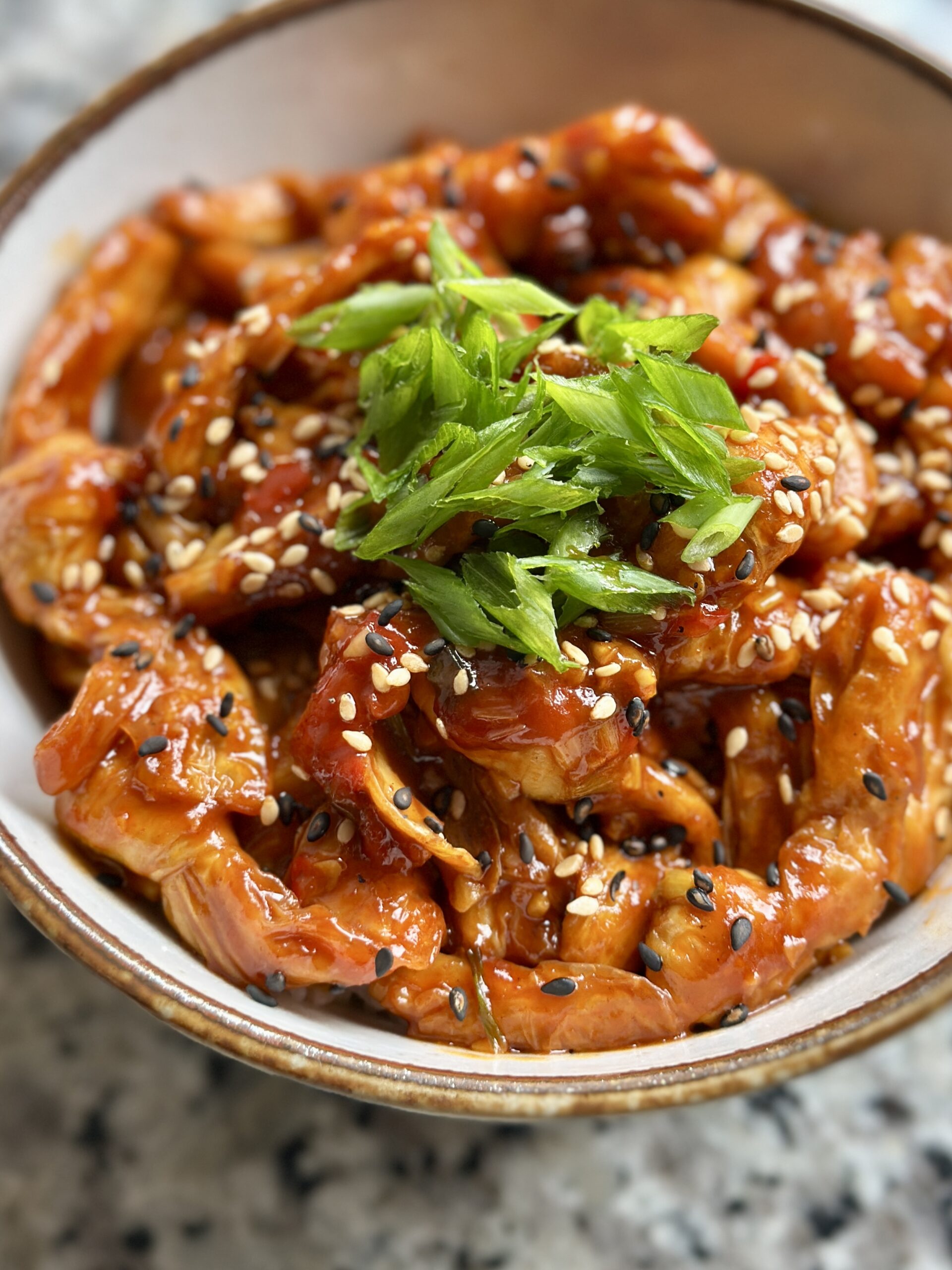 Gochujang Glazed Sticky Tofu Knots