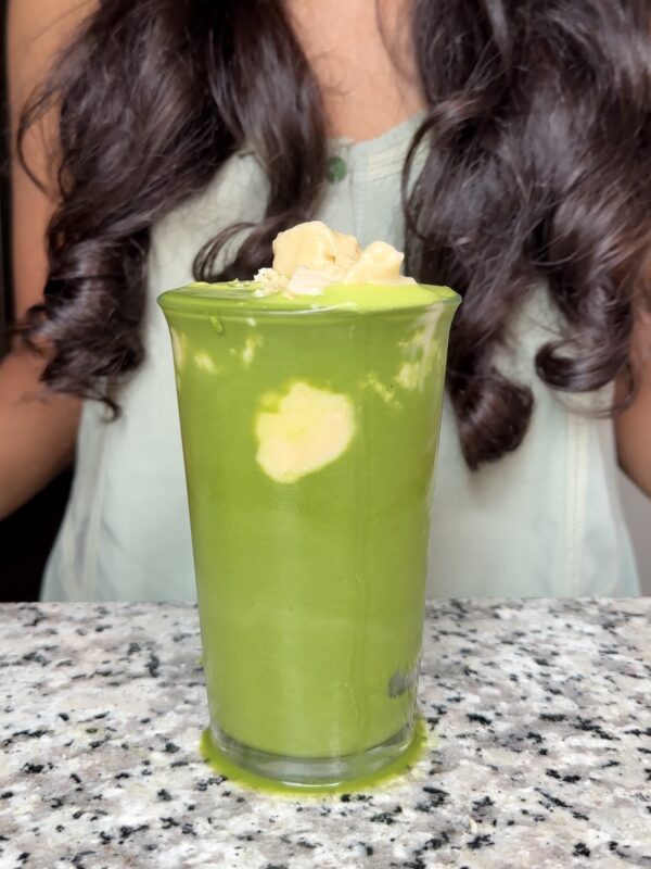 Banana Pudding Matcha Latte