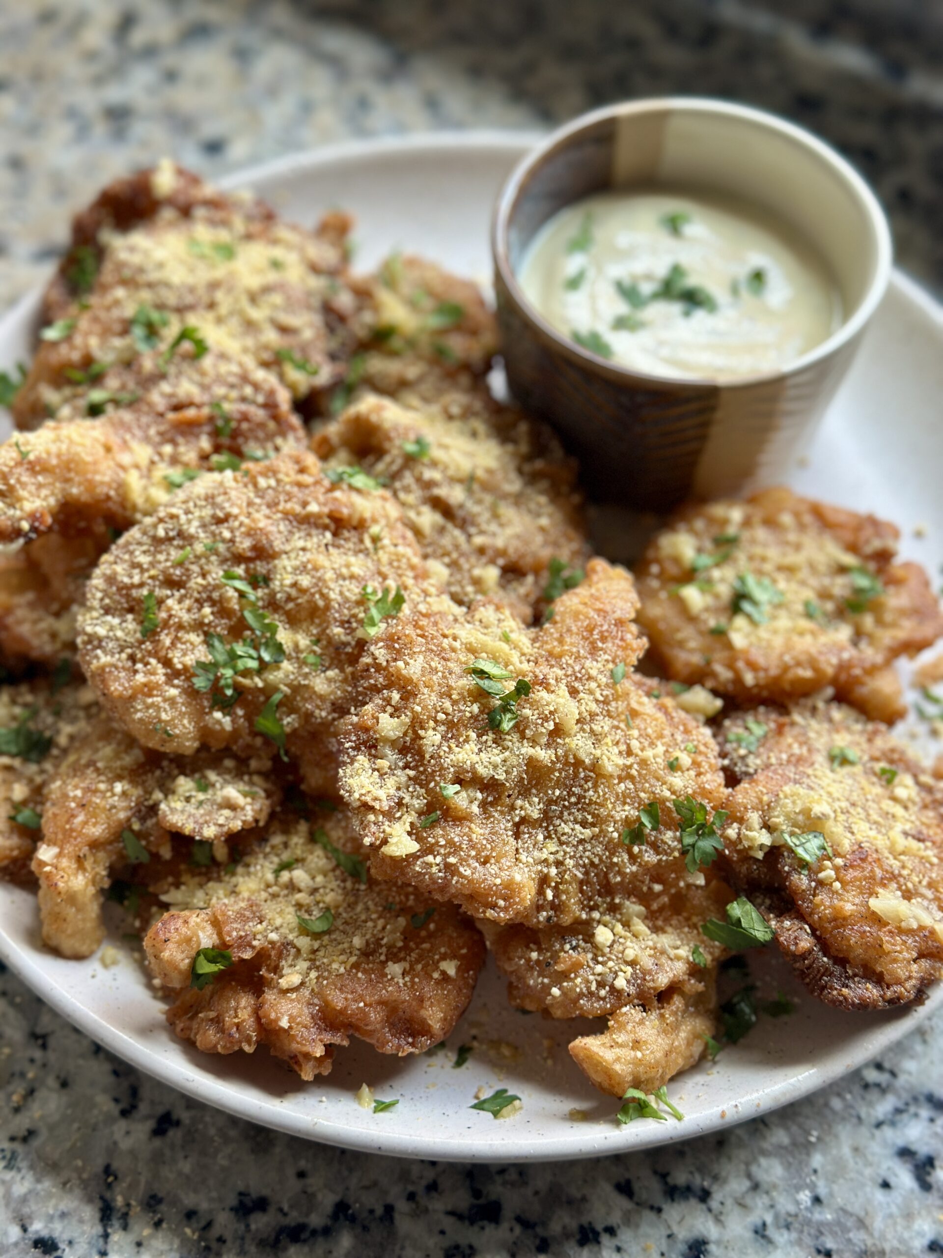 Vegan Garlic Parmesan ‘Wings’