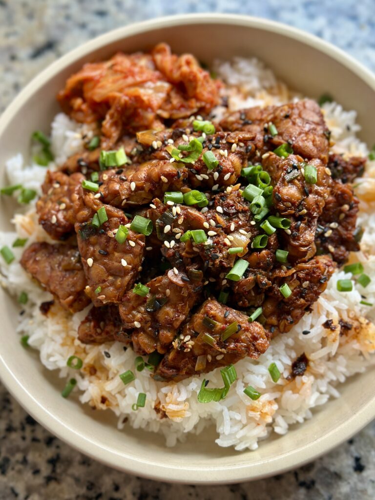 Korean Braised Tempeh
