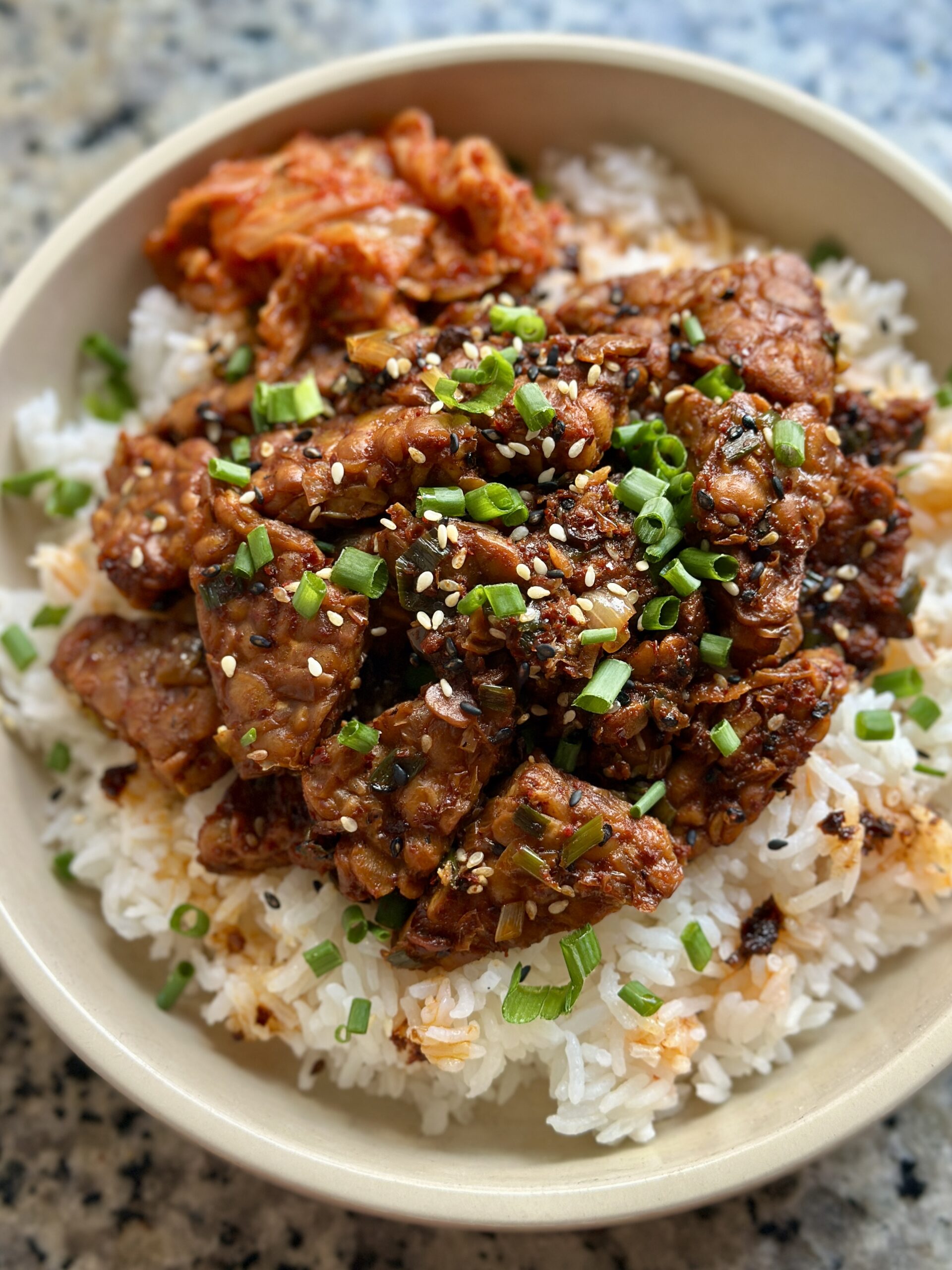 Korean Braised Tempeh