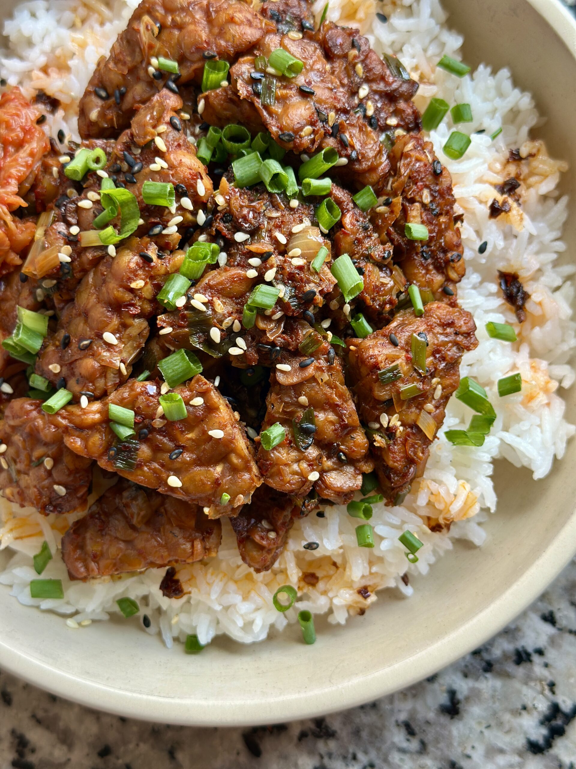 Korean Braised Tempeh