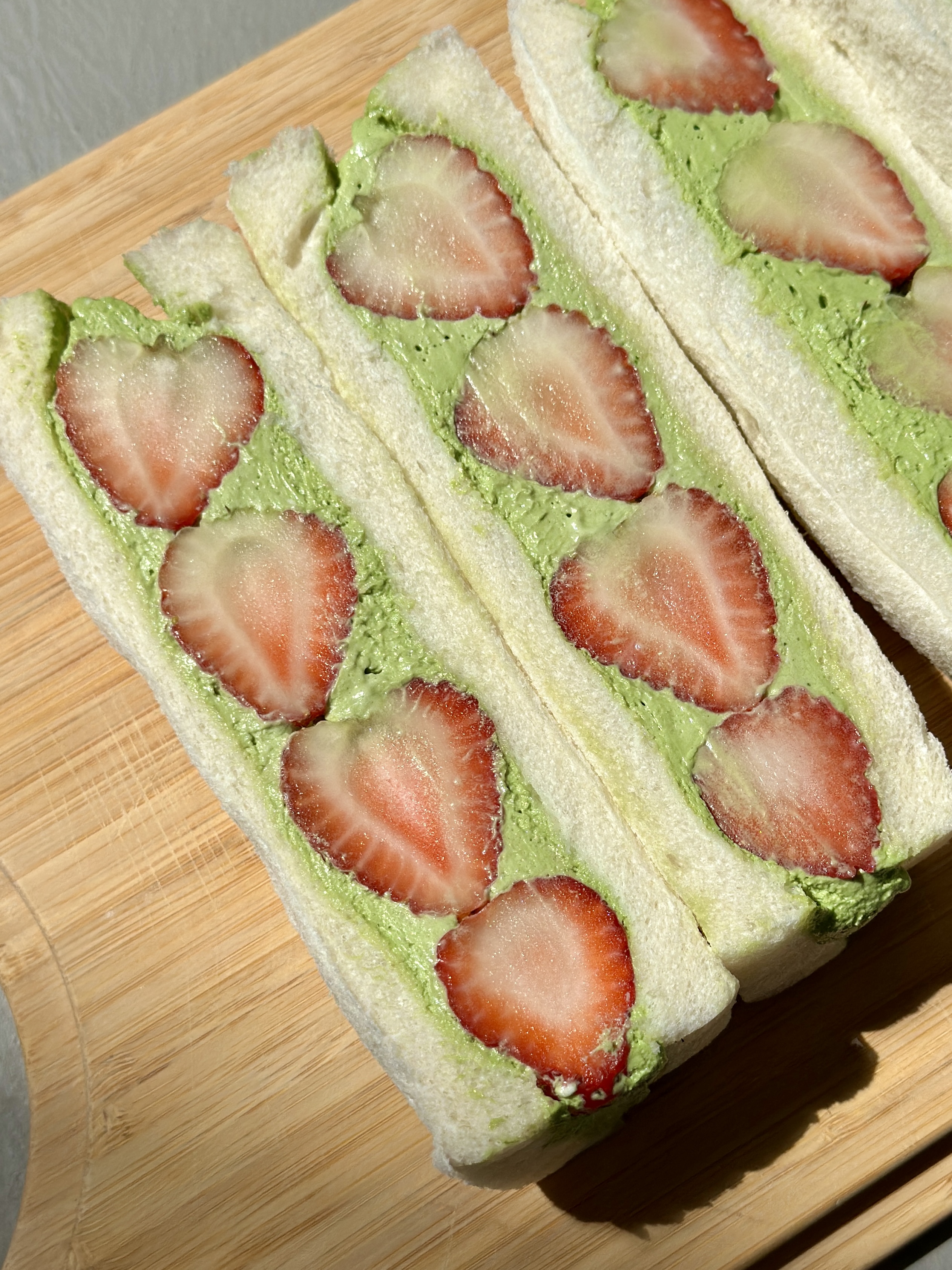 Strawberry Matcha Sando