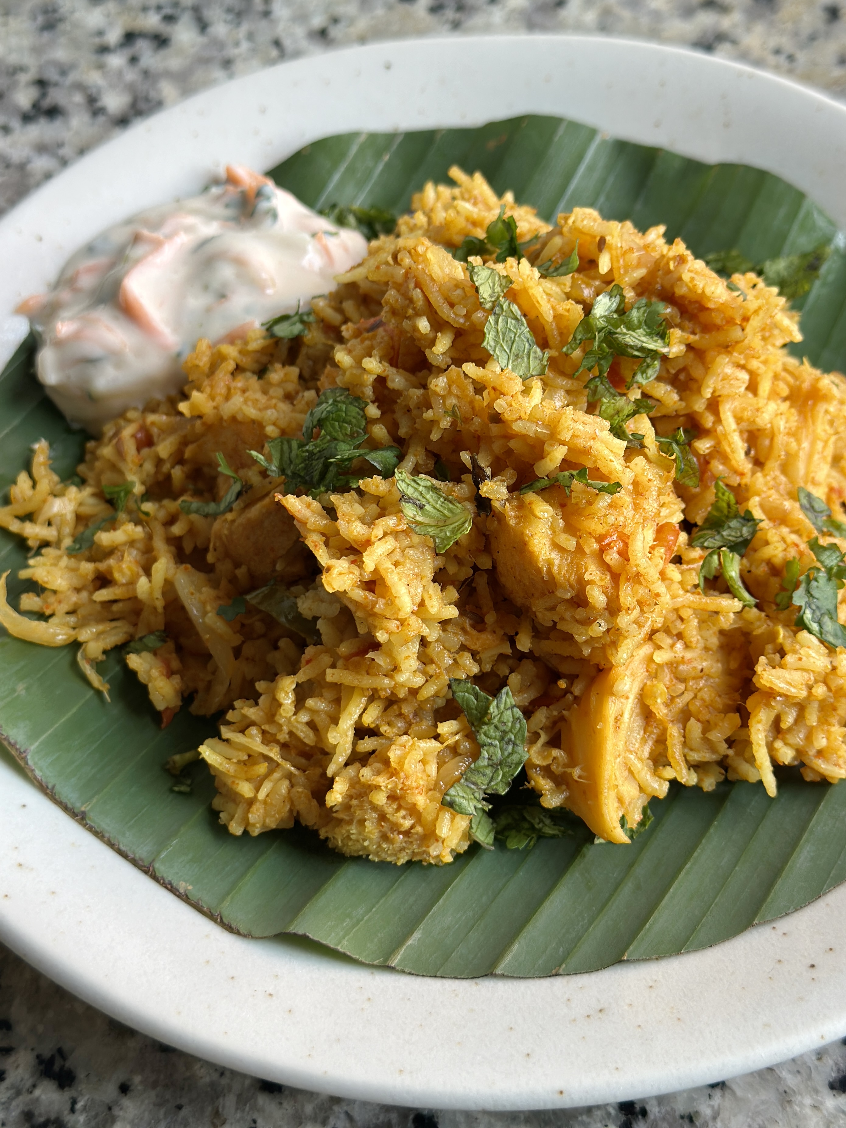 Lion’s Mane Mushroom Biryani