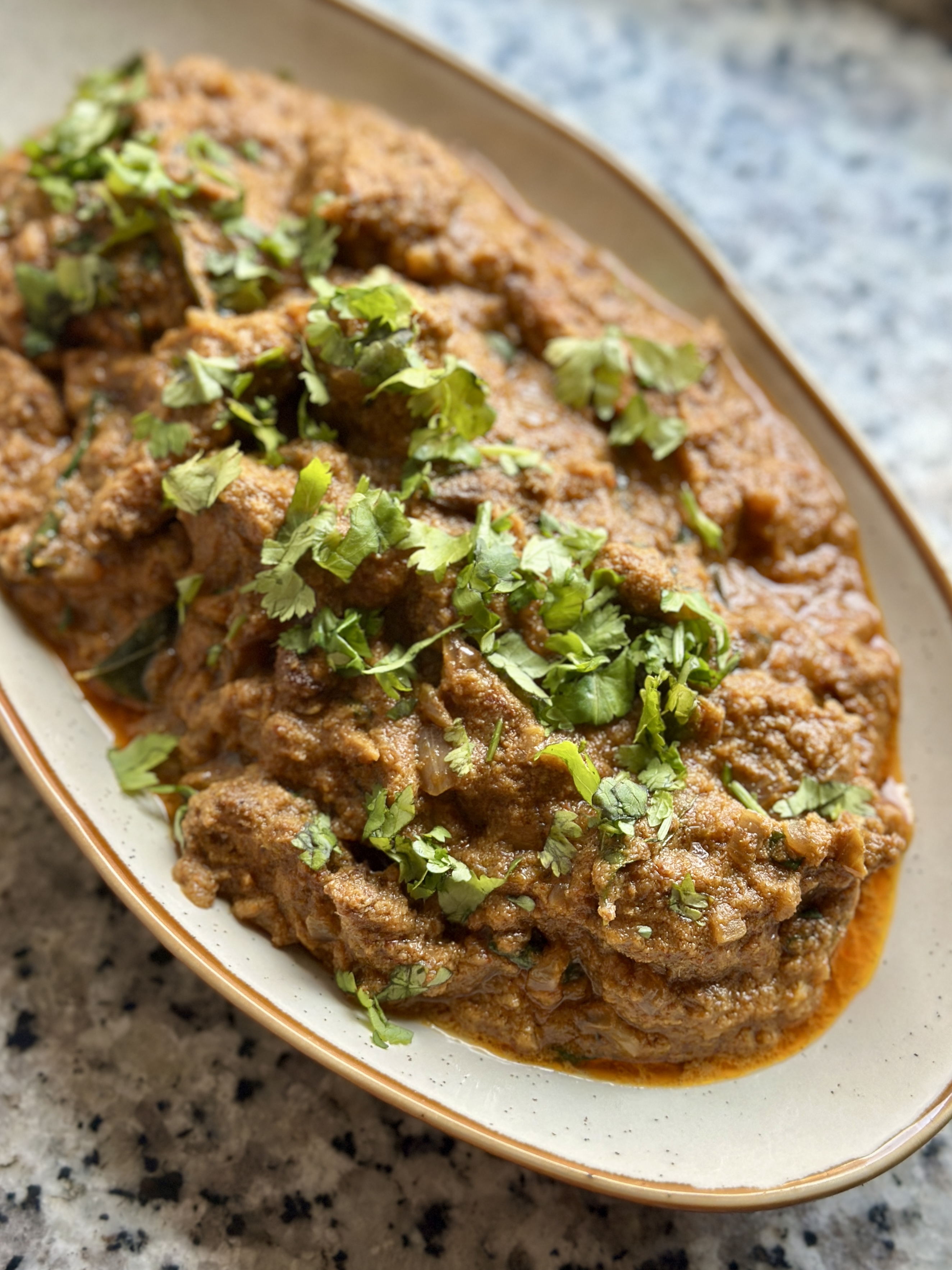 Vegan Chettinad Chicken Masala