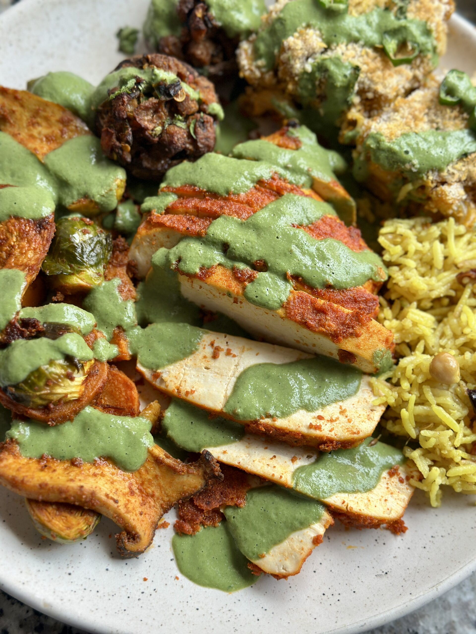 Tandoori Tofu ‘Turkey’