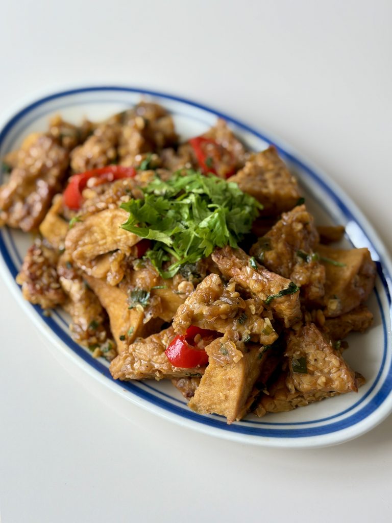 Vietnamese Caramelized Ginger Tofu & Tempeh