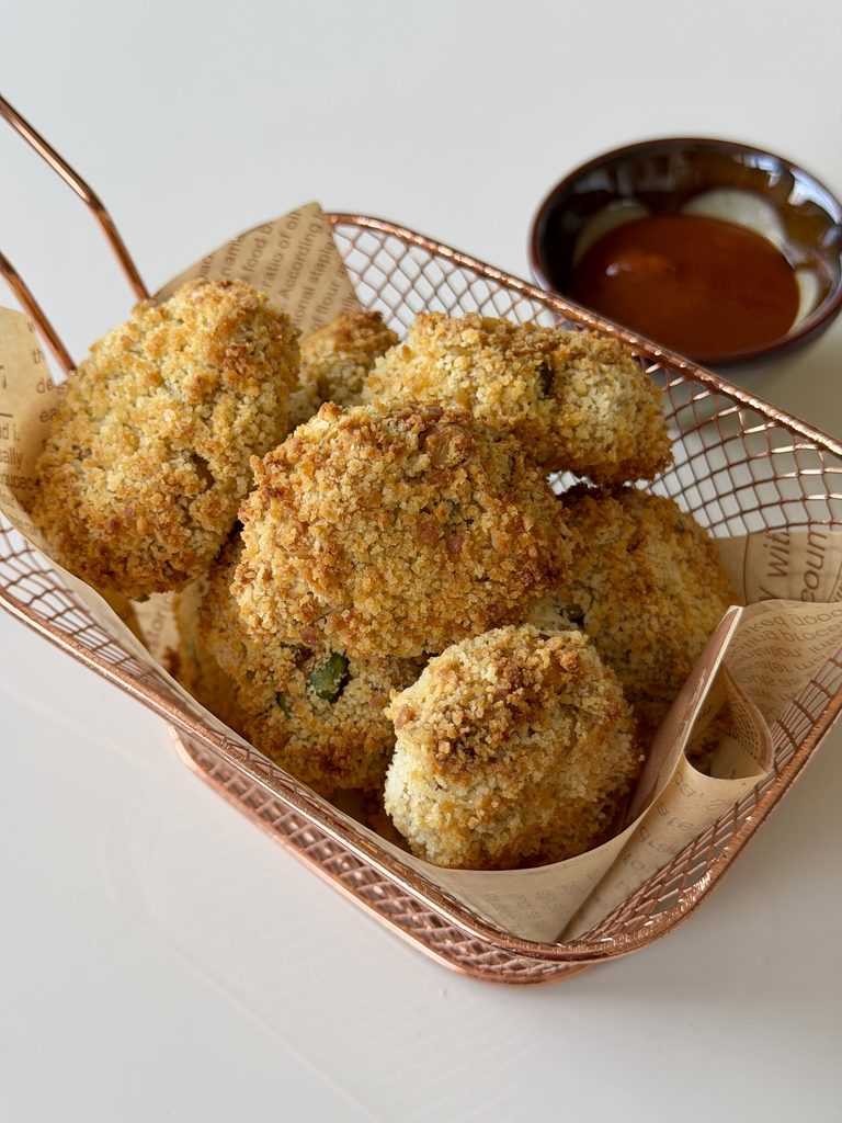 Chickpea Edamame Nuggets